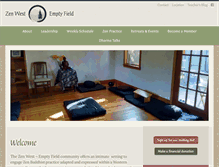 Tablet Screenshot of emptyfieldzendo.org